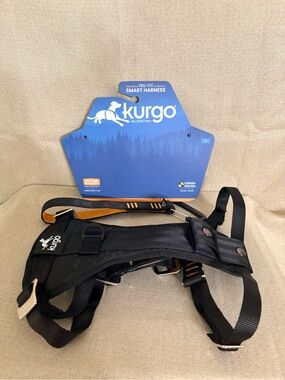 Kurgo Black No-Pull Chest Harness with Quilted Padding